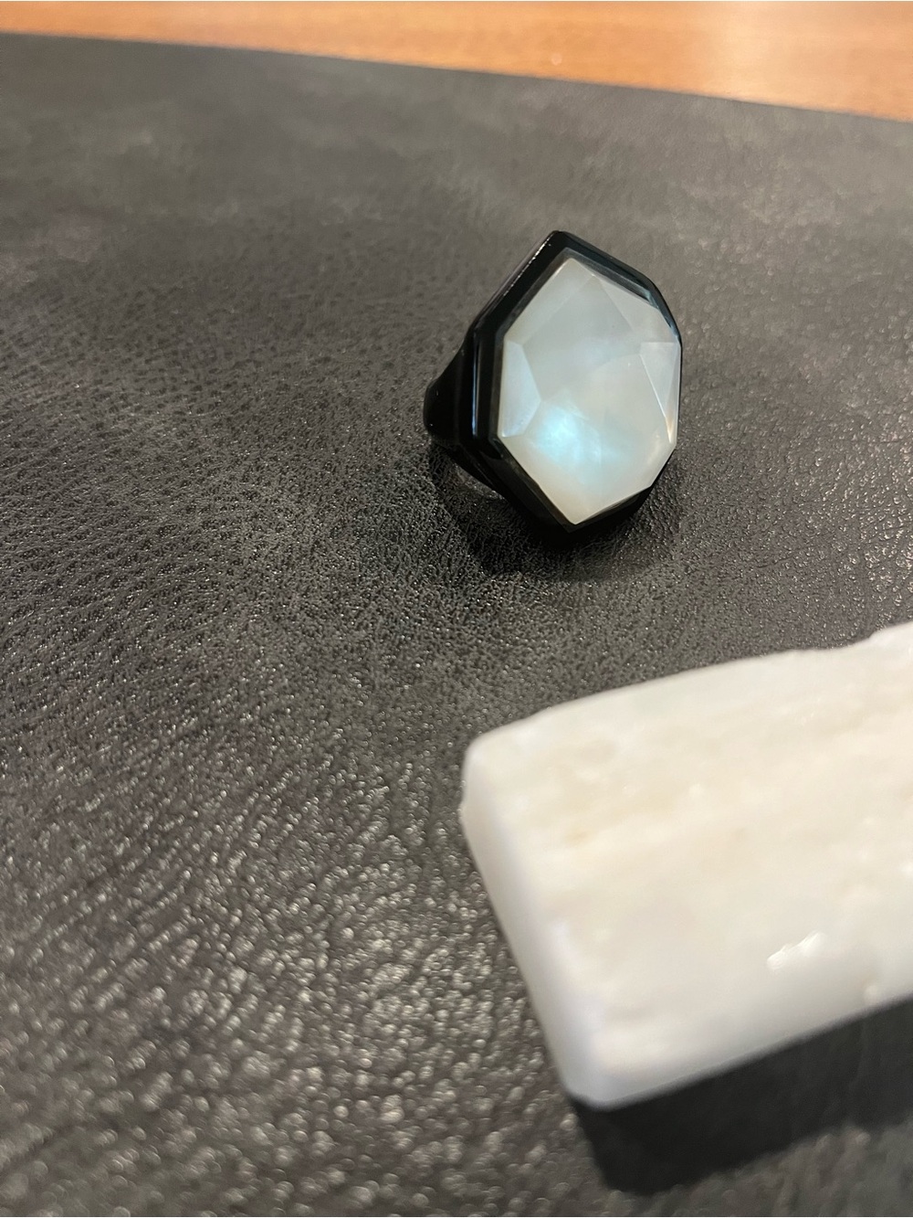 Ippolita Mother-of-Pearl Quartz & Resin Ring - Picture 7 of 11
